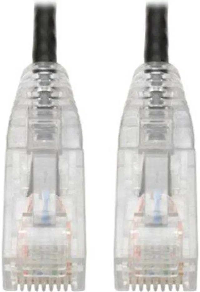 Main image of Tripp Lite N201-S10-BK 10 ft. CAT6 Gigabit Patch Cable for Snagless RJ45 Molded Slim, Black