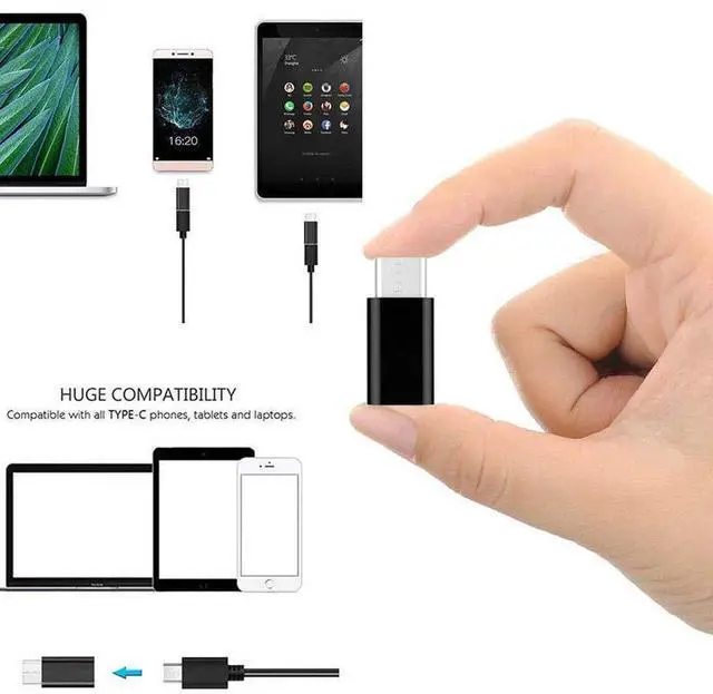 Alt view image 6 of 7 - USB C to USB 3.0 Adapter,USB-C Adapters, CMX 5Pack USB Type C to Micro USB (Male to Female to Female to Male) Compatible with MacBook Google Pixel, Nexus, and More