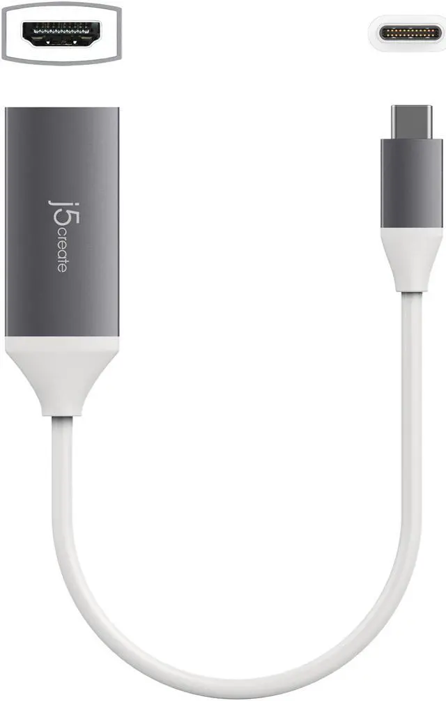 Alt view image 3 of 13 - j5create USB Type-C to 4K HDMI Adapter