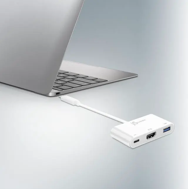 Alt view image 7 of 7 - j5create USB Type-C to HDMI & USB 3.0 with Power Delivery