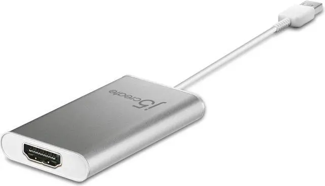 Alt view image 5 of 11 - j5create USB 2.0 to HDMI Display Adapter