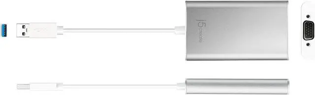 Alt view image 3 of 13 - j5create USB to VGA Display Adapter
