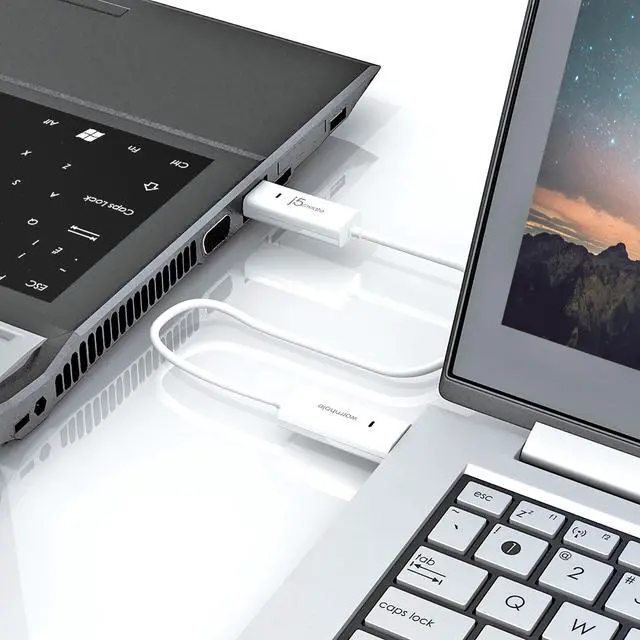 Alt view image 10 of 10 - j5create Wormhole Switch Cable - Windows to Windows