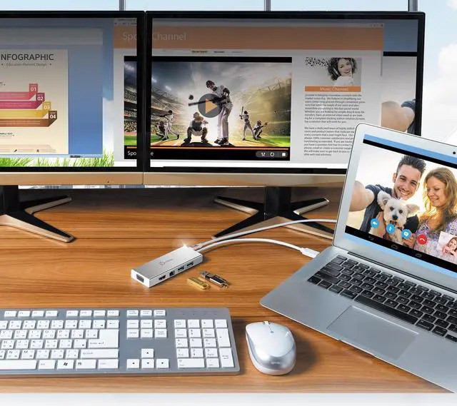 Alt view image 7 of 7 - j5create JUD380 USB 3.0 Mini Dock