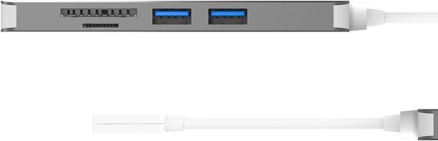 Alt view image 4 of 7 - j5create USB-C™ 3.1 SuperSpeed+ Multi-Adapter