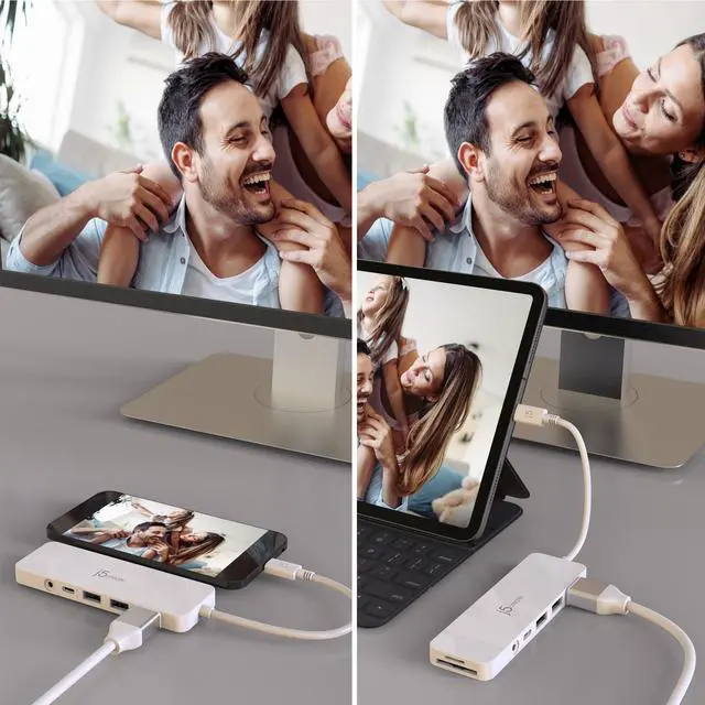 Alt view image 5 of 14 - j5create USB-C® Multi-Port Hub with Power Delivery