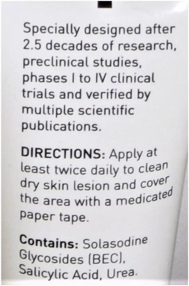 Alt view image 2 of 2 - Curaderm BEC5 Cream with Free Micropore Tape
