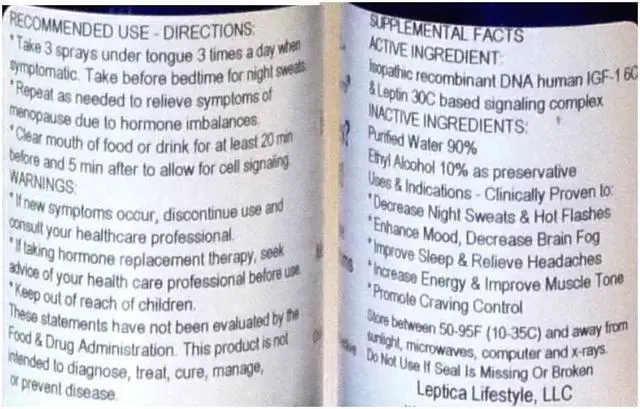 Alt view image 2 of 2 - Hot Flashes No Sweat - 2 Ounce Spray