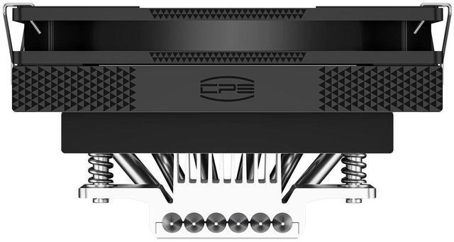 Alt view image 3 of 7 - PCCOOLER CPS RC600-67 Low Profile CPU Air Cooler, 6 Heat Pipes, 205W TDP, 67.5mm Tall, 120mm Slim Slient PWM Fan with FDB, for Intel LGA 1851/1700/1200/115X & AMD AM5/AM4, Black