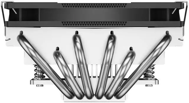 Alt view image 4 of 7 - PCCOOLER CPS RC600-67 Low Profile CPU Air Cooler, 6 Heat Pipes, 205W TDP, 67.5mm Tall, 120mm Slim Slient PWM Fan with FDB, for Intel LGA 1851/1700/1200/115X & AMD AM5/AM4, Black