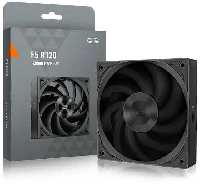 Alt view image 7 of 7 - PCCOOLER CPS F5 R120 High-Performance 120mm Case Fan, 4-Pin PWM Silent PC Fan with 3 Modes up to 2200RPM, Daisy Chain Computer Fan with FDB, Vibration-Damping Mounting Pads, Black - Single Pack