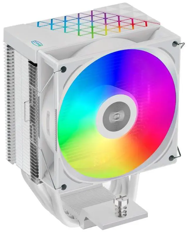 Main image of PCCOOLER CPS R400 ARGB CPU Air Cooler, 4 Direct Contact Heat Pipes, 180W TDP, ARGB Top Cover, 133mm Tall, 92mm PWM Slient ARGB Fan, for Intel LGA 1851/1700/1200/115X & AMD AM5/AM4, White