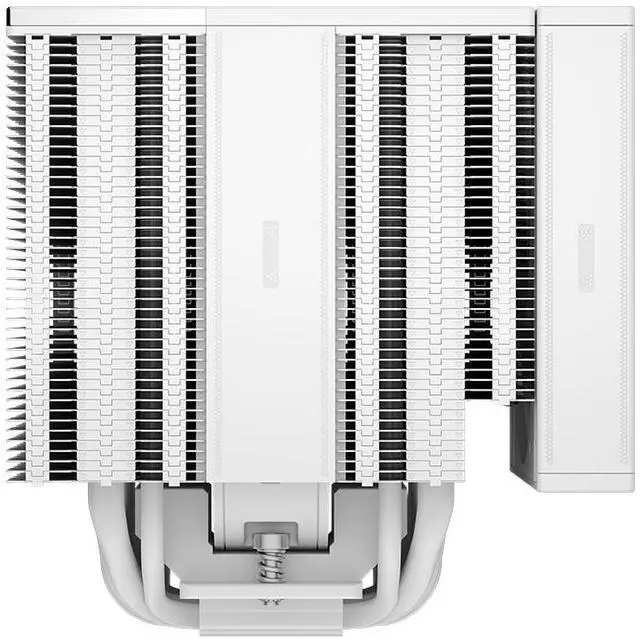 Alt view image 4 of 7 - PCCOOLER CPS RZ820 Dual Tower CPU Air Cooler, 8 Heat Pipes, 290W TDP, Magnetic Aluminum ARGB Top Cover, 165mm Tall, 120mm & 140mm PWM Fans, for Intel LGA 1851/1700/1200/115X/20XX & AMD AM5/AM4, White
