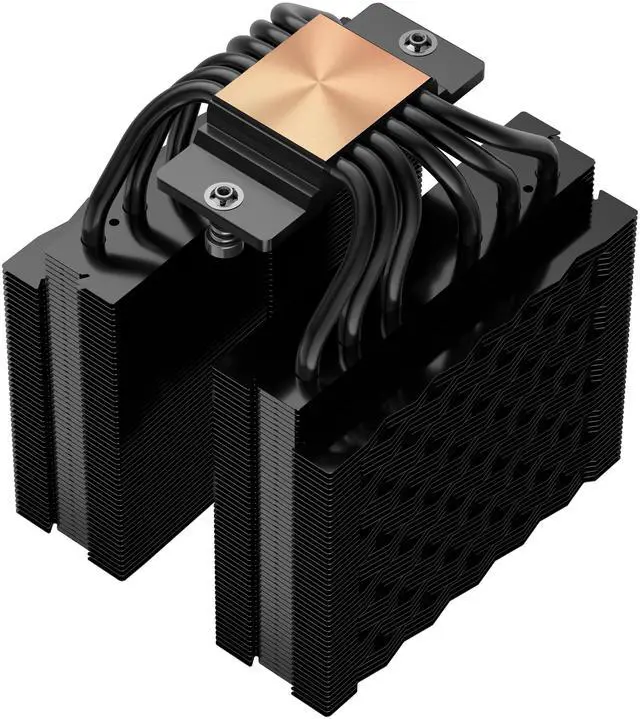 Alt view image 5 of 5 - PCCOOLER CPS RT620 Dual Tower CPU Air Cooler, 6 Heat Pipes, 265W TDP, 153mm Tall, 120mm PWM Slient Fans, for Intel LGA 1851/1700/1200/115X & AMD AM5/AM4, Black