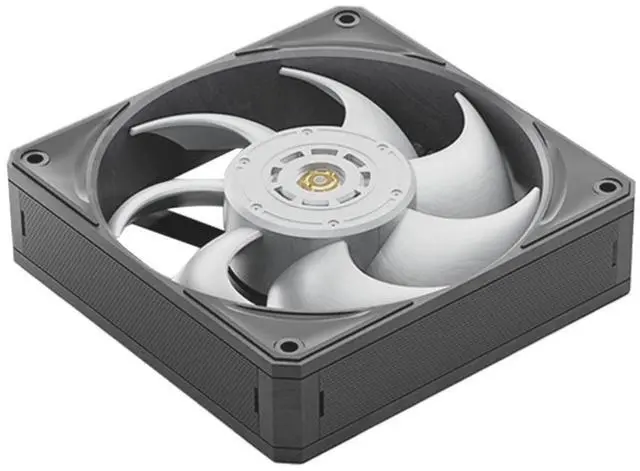 Alt view image 3 of 6 - PCCOOLER CPS F9 R120 High-Speed 120mm Industrial Case Fan, 3-Phase 6-Slot Motor, NSK Daul Ball Bearing, LCP Material, 4-Pin PWM PC Fans w/ 3 Modes up to 3000RPM, Anti-Vibration Pads, Black
