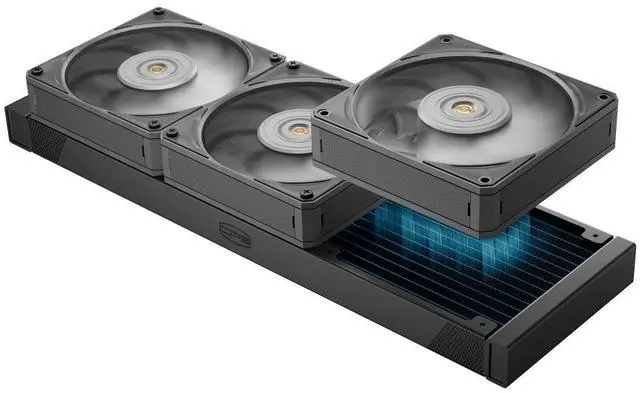 Alt view image 5 of 6 - PCCOOLER CPS F9 R120 High-Speed 120mm Industrial Case Fan, 3-Phase 6-Slot Motor, NSK Daul Ball Bearing, LCP Material, 4-Pin PWM PC Fans w/ 3 Modes up to 3000RPM, Anti-Vibration Pads, Black