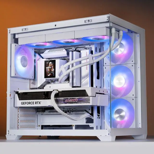 Alt view image 7 of 7 - PCCOOLER CPS DC360 Pro ARGB Display AIO CPU Liquid Cooler, 360mm Radiator, 310W TDP, Customizable 2.4" IPS LCD Display, Ceramic Bearing, for Intel LGA 1851/1700/1200/115X & AMD AM5/AM4, White
