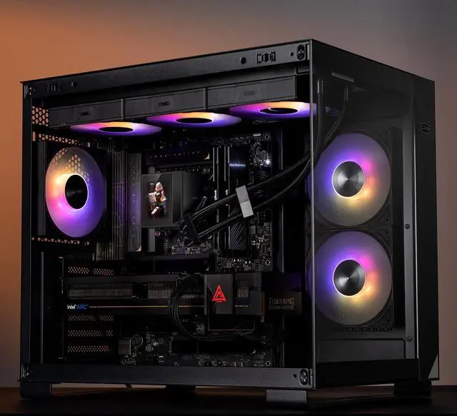 Alt view image 7 of 7 - PCCOOLER CPS DC360 Pro ARGB Display AIO CPU Liquid Cooler, 360mm Radiator, 310W TDP, Customizable 2.4" IPS LCD Display, Ceramic Bearing, for Intel LGA 1851/1700/1200/115X & AMD AM5/AM4, Black