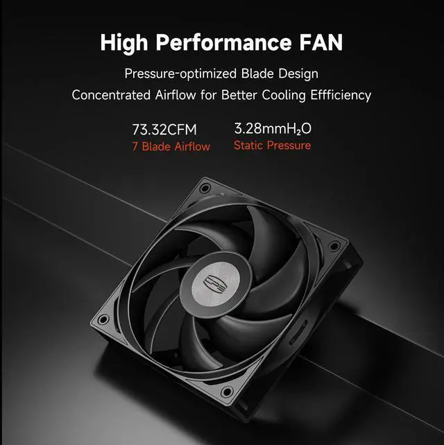 Alt view image 2 of 8 - PCCOOLER CPS RT620 Dual Tower CPU Air Cooler, 6 Heat Pipes, 265W TDP, 153mm Tall, 120mm PWM Slient Fans, for Intel LGA 1851/1700/1200/115X & AMD AM5/AM4, Black