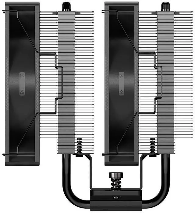 Alt view image 6 of 7 - PCCOOLER CPS RT620Pro Dual Tower CPU Air Cooler, 6 Heat Pipes, 265W TDP, 153mm Tall,120mm PWM Slient Fans, Tower Structure Reinforced Bracket, for Intel LGA1851/1700/1200/115X & AMD AM5/AM4, Black