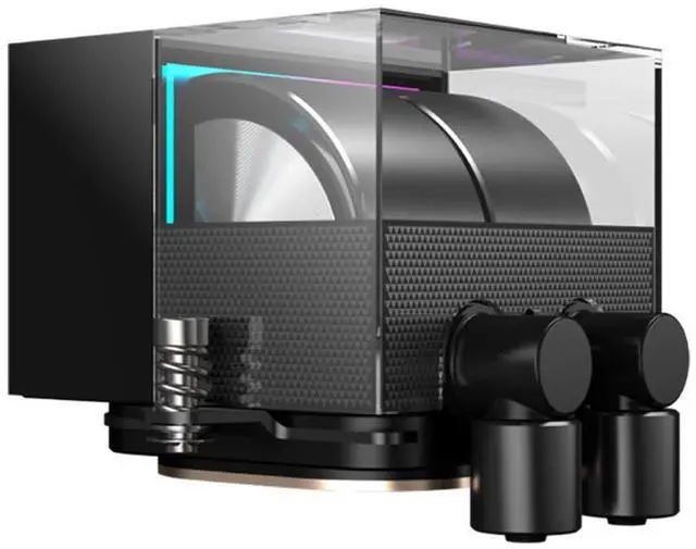 Alt view image 4 of 7 - PCCOOLER CPS DS360Pro Digital AlO CPU Liquid Cooler, 360mm Radiator, 310W TDP, ARGB LEDs & Digital Display, Aluminum Pump Cover, for Intel LGA20XX/1851/1700/1200/115X & AMD AM5/AM4, Black