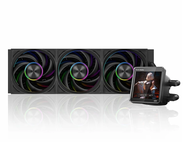 PCCOOLER CPS DT360 ARGB Display AIO CPU Liquid Cooler, 360mm