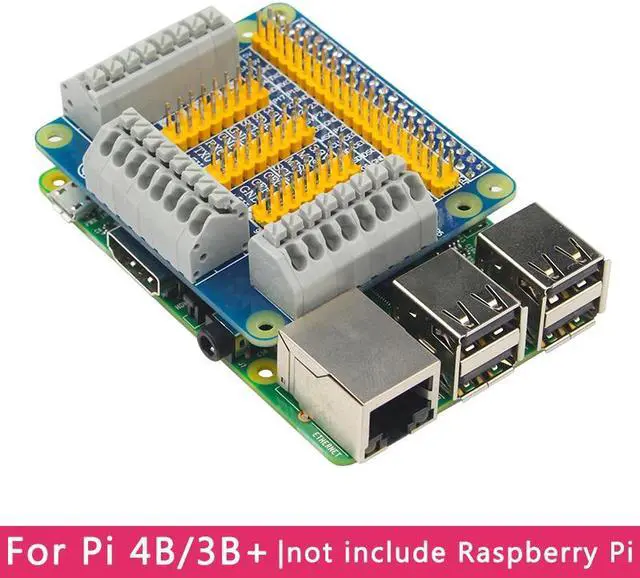 Alt view image 6 of 6 - Raspberry Pi GPIO Board Extension Board Module for Robot Car DIY Test compatibe for Raspberry Pi 4 Model B / 3B+ / 3B