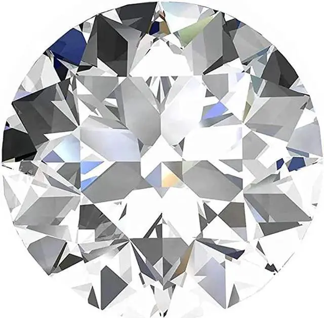 Main image of Moissanite Stone D Colorless Diamond Loose Stone 0.1CT-10CT Round Excellent Cut Gemstones VVS1 for Ring Pendant Jewelry Certificate of Authenticity Moissanite 2Carats(No ring included)