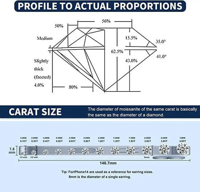 Alt view image 5 of 7 - Moissanite Loose Stones for Making Ring Pendant Earrings Jewelry - Emerald Cut Natural White D Colorless VVS1 Clarity and Excellent Cut with Certificate 0.2Carats