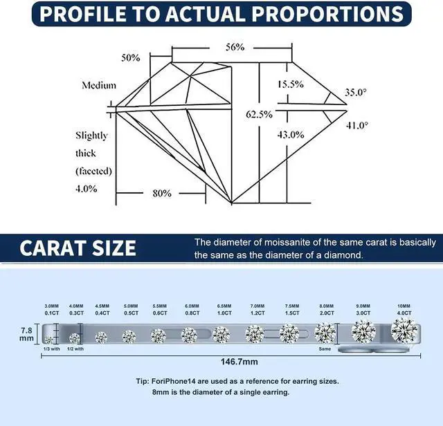 Alt view image 6 of 6 - Moissanite Loose Stones for Making Ring Pendant Earrings Jewelry - Asscher D Colorless VVS1 Clarity and Excellent Cut with Certificate 0.5-6Carats