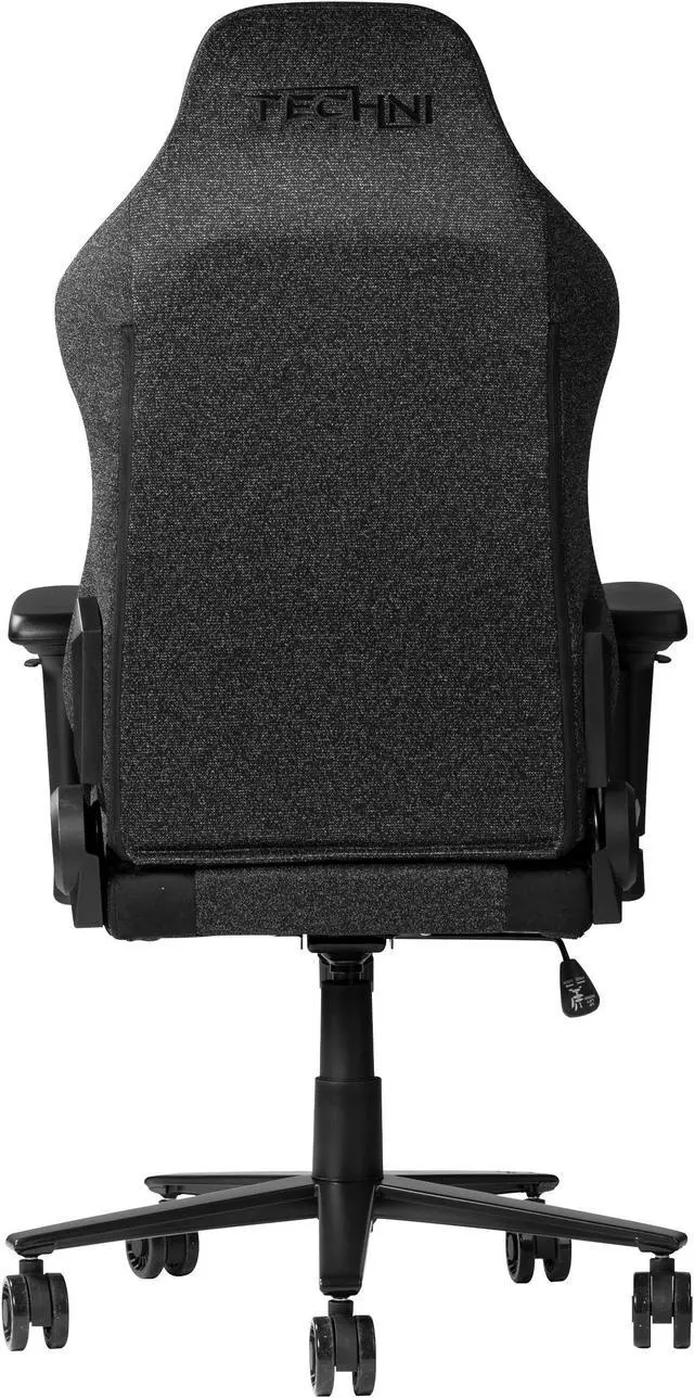 Alt view image 2 of 7 - Techni Sport TSF65C Fabric Memory Foam Gaming Chair  Black