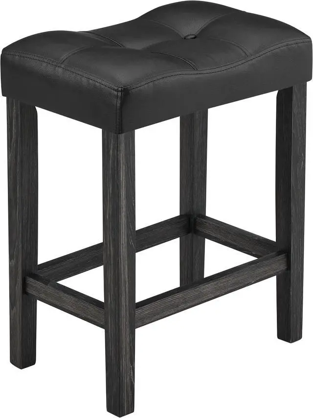 Alt view image 4 of 4 - Dining Table, Bar Table and Chairs Set, 5 Piece Dining Table Set, Industrial Breakfast Table Set, for Living Room, Dining Room, Game Room