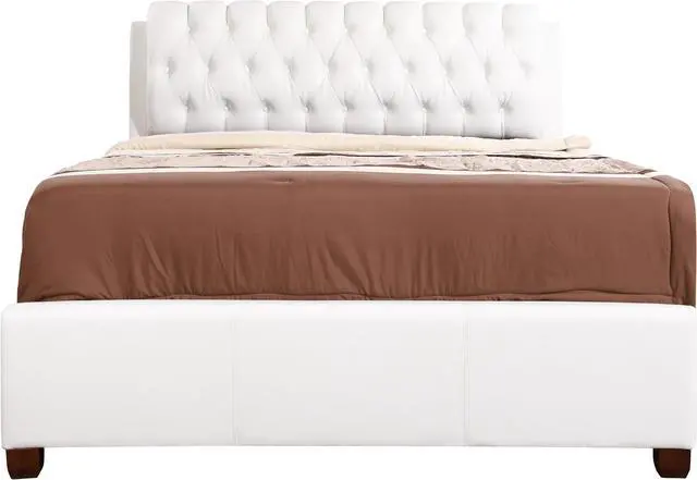 Alt view image 2 of 4 - Queen Bed , WHITE,PU