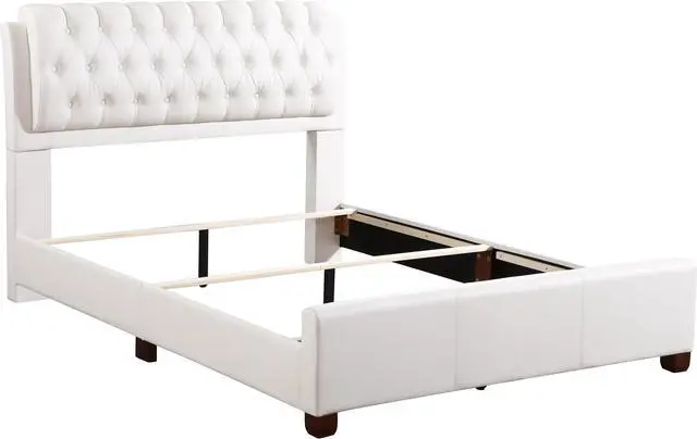 Alt view image 3 of 4 - Queen Bed , WHITE,PU