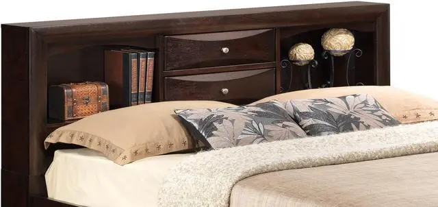 Alt view image 3 of 4 - King Storage Bed , Cappuccino
