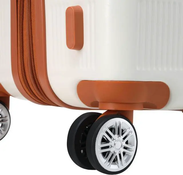 Alt view image 5 of 7 - Hardshell Luggage Sets 3 Piece double spinner 8 wheels Suitcase with TSA Lock Lightweight 20''24''28''