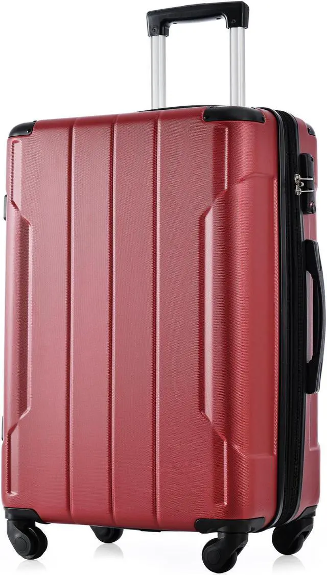 Alt view image 2 of 7 - Hardshell Luggage Sets 3 Pcs Spinner Suitcase with TSA Lock Lightweight 20''24''28''