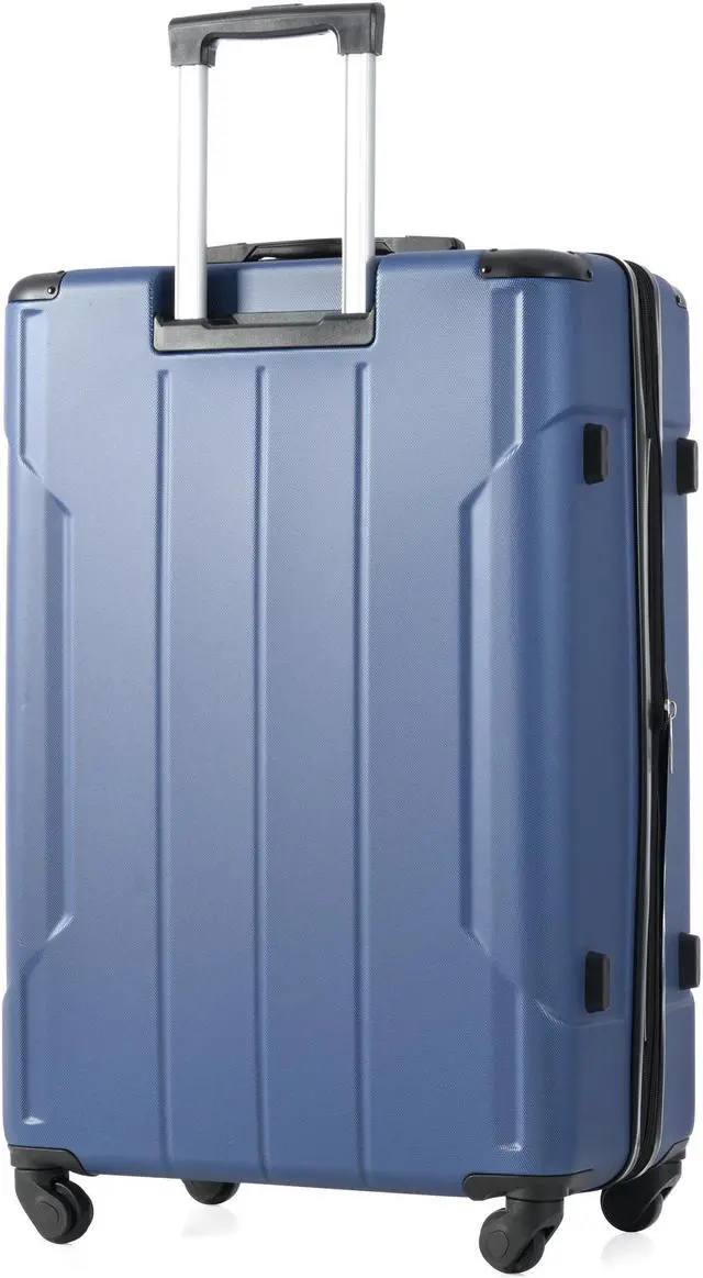 Alt view image 3 of 7 - Hardshell Luggage Sets 3 Pcs Spinner Suitcase with TSA Lock Lightweight 20''24''28'' Blue