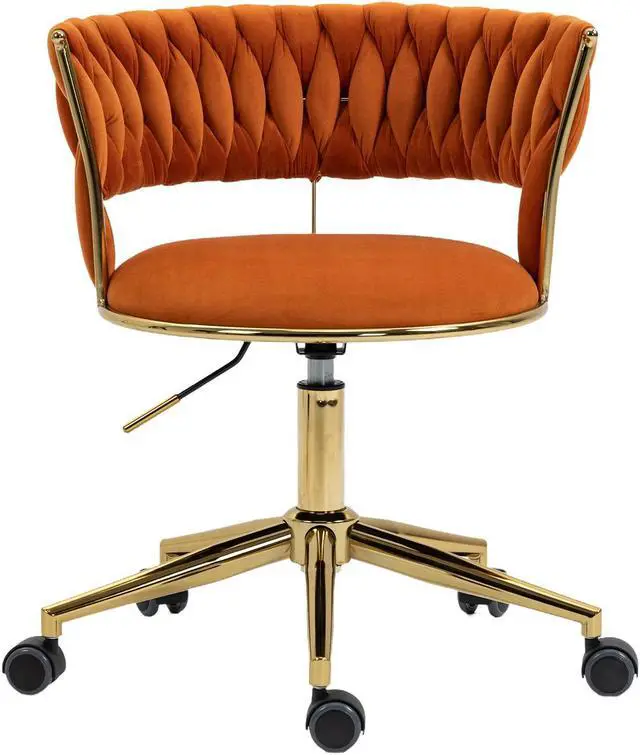 Main image of Home Office Desk Chair, Vanity Chair, Modern Adjustable Home Computer Executive Chair Swivel Task Chair for Small Space, Living Room, Make-up, Studying