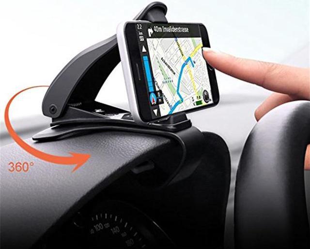 Extendable car phone holder for dashboard
