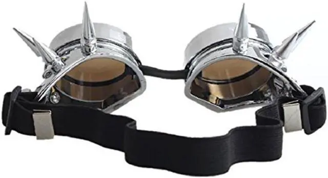 Alt view image 3 of 7 - Unisex Vintage Steampunk Goggles Welding Glasses-Bronze