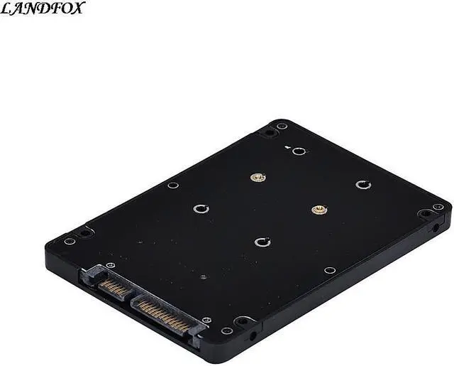 Alt view image 2 of 5 - Mini pcie mSATA SSD To 2.5Inch SATA3 Adapter Card With Case for Bitcoin Mining Expanded Ded-White