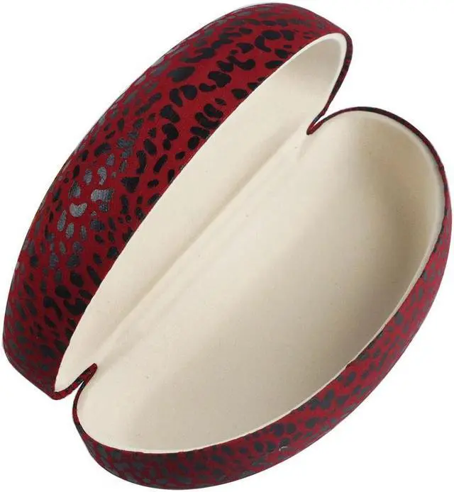 Alt view image 2 of 5 - Leopard Print Style Hard Shell Sunglasses Case Box-Coffee