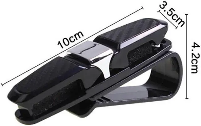 Alt view image 4 of 7 - Car Sun Visor Clip Sunglasses Glasses Card Holder