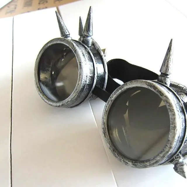 Alt view image 5 of 7 - Unisex Vintage Steampunk Goggles Welding Glasses-Bronze