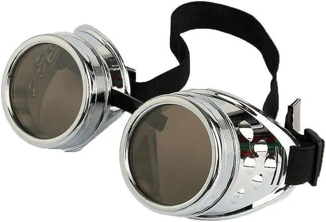 Alt view image 7 of 7 - Vintage Steampunk Welding Goth Cosplay Goggles-Copper