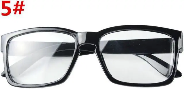 Alt view image 6 of 6 - Plastic Frame Rectangle Lens Uv Protection Glasse-1#