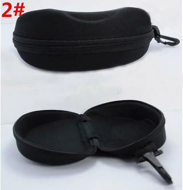 Alt view image 3 of 7 - Safe Zippered Eyeglasses Hard Case Eyeglasses Box-7#(Random color)