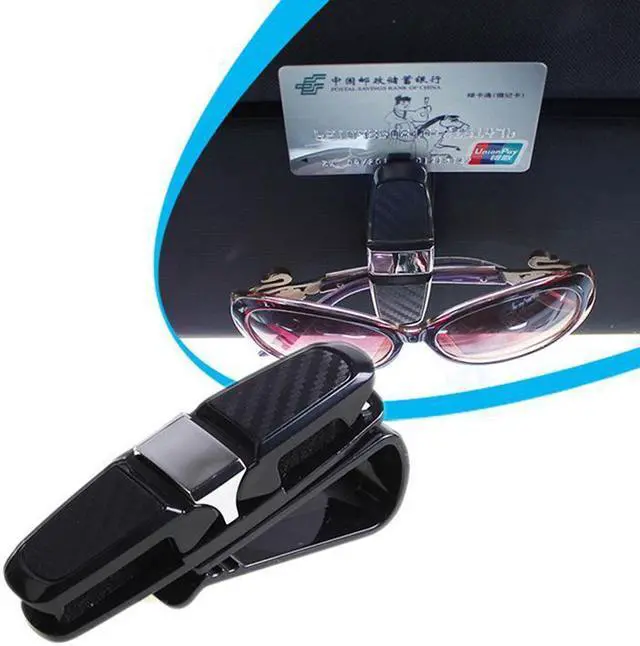 Alt view image 3 of 7 - Car Sun Visor Clip Sunglasses Glasses Card Holder