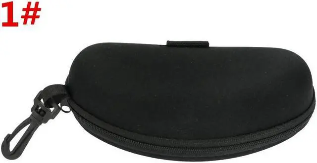 Alt view image 2 of 7 - Safe Zippered Eyeglasses Hard Case Eyeglasses Box-7#(Random color)